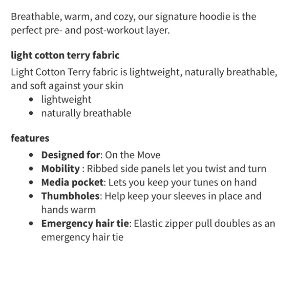 NWT Lululemon Scuba Full-Zip Black Hoodie Size 6 - Picture 9 of 10